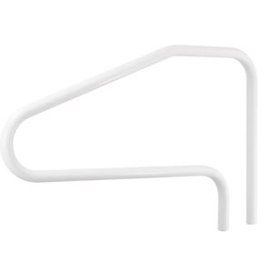 Rampe de piscine en acier inoxydable robuste de 48 x 32 pouces, capacité de charge de 220 lb, rail à soudure sans soudure pour échelle de piscine - Product Image 1