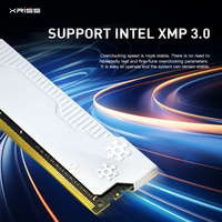 Vente en gros 8 Go DDR4 Snow Edition RAM 3200MHz Haute Performance Premium Heat Spreader avec ECC pour Gaming/PC Builds Desktops