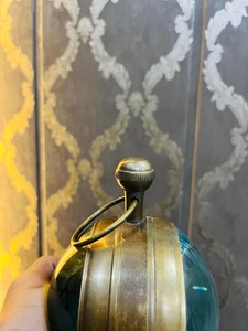 Reloj de Escritorio Moderno de Latón con Globo Terráqueo, Artículo Decorativo Coleccionable, Artesanía del Viejo Mundo BC-014, Hecho a Mano, Promocional - Product Image 5