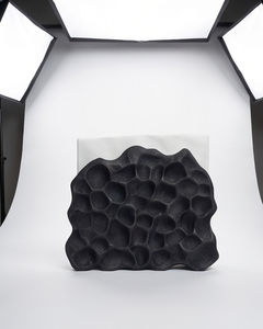 <b>Black</b> <b>Napkin</b> Holder Heavy Metal Stand Texture Casting Kitchen Dining Tableware Decor Accessory Item Stock - Product Image 1