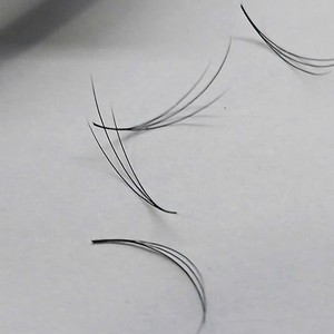 Extensiones de Pestañas Pre-fabricadas al por Mayor, Fans de Pestañas Naturales Largas Hechas a Mano, Tamaños 3D-9D, Curvatura C/D/CC/M/L, Pelo Sintético Negro Mate - Product Image 2