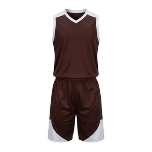 Ensemble de maillot et short de basket-ball réversible, vêtements de sport design, uniforme de basket-ball avec motif personnalisé - Product Image 1