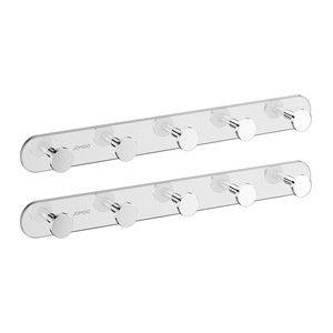 <b>Adhesive</b> Wall <b>Hooks</b> Organizer - Chrome Modern Design Wholesale - Product Image 1