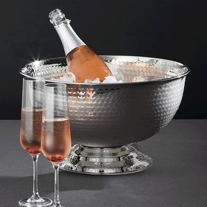 Bac à punch isotherme en acier inoxydable martelé à double paroi, 3 gallons, pour hôtels, traiteurs et événements - Vente en gros OEM - Product Image 4