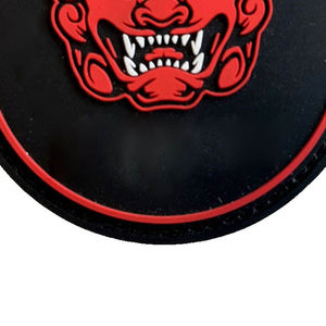Custom Logo High Quality Embossed Rubber <b>Sew</b>-<b>On</b> PVC <b>Patches</b> for Hats and Clothing-Silicone Soft Rubber - Product Image 4