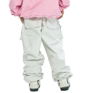 Pantalones de Esquí Impermeables para Hombre y Mujer, Pantalones de Snowboard Holgados, Resistentes al Viento, Aislantes, para Deportes al Aire Libre, Pantalones de Nieve Cargo Extra Grandes - Product Image 3