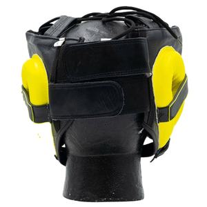 Venta al por mayor a medida PU cuero boxeo cabeza equipo entrenamiento seguridad cabeza protección guardias Bfreathable con el mejor precio también personalizado - Product Image 5