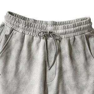 Pantalones Deportivos Unisex Extra Grandes de Algodón Grueso de Alta Calidad con Diseño Estampado Vintage, Lavado Ácido y Efecto Desgastado por el Sol, para Mujer, 2026 - Product Image 2