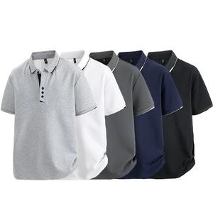 Camisetas Polo Casuales de Manga Corta Personalizadas de Alta Calidad, Diseño Oversize en Algodón Piqué, Camisetas Polo Populares para Hombre 2026 - Product Image 1