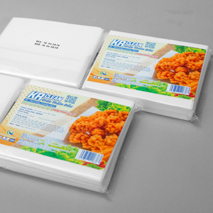KB CLEAN Lingettes jetables écologiques en pâte de bois carrées 25x25cm, absorption d'huile alimentaire, classiques, non tissées, pour usage en cuisine - Product Image 1