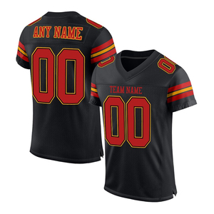 Diseña Tu Propia Camiseta de Fútbol Americano Personalizada y Transpirable de Manga Corta con Impresión Digital de Alta Calidad - Product Image 1