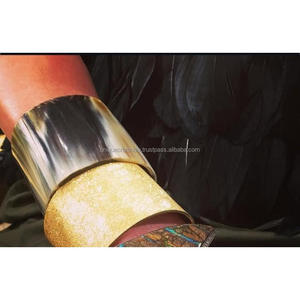 Acoplamiento LavaHorn con Borde Quemado |   Conector de Tubo de Cuerno de Búfalo Carbonizado con Textura Natural Degradada |   Artesanía Rústica para Exportación - Product Image 3