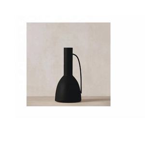 Jarrón de Metal decorativo negro moderno de alta calidad, Metal moderno de jarrón de mesa, jarrones de Metal para el hogar, oficina, decoración para sala de estar - Product Image 2