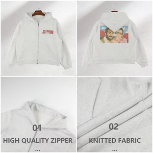 เสื้อฮู้ดดี้สั่งทำขายส่งสำหรับผู้ชายและผู้หญิง ทรงโอเวอร์ไซส์ ผ้าฝ้ายฟลีซ ผลิตแบบ OEM แบรนด์ส่วนตัว เสื้อสตรีทแวร์จากโรงงาน - Product Image 3