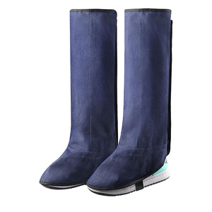 Guêtres de soudage en denim résistantes à la chaleur et à l'abrasion, protections pour chaussures de sécurité, couvre-chaussures de soudage - Product Image 1