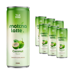 Matcha Latte de Marca Privada Listo para Beber, 250 ml, Enlatado, Fabricante de Bebidas de Vietnam, Muestras y Diseño Gratuitos - EU US BRC - Product Image 1