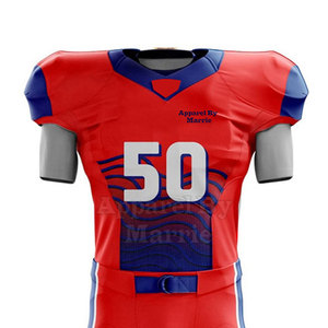 Uniforme americano ligero y duradero hecho de poliéster y tela de malla, adecuado para partidos competitivos. - Product Image 3