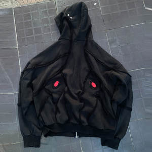 Sudaderas con Capucha de Moda para Hombre, al por Mayor, OEM, con Transferencia Térmica, Personalizables, en Diferentes Colores, 100% Algodón, Lisas, Teñidas, para Invierno - Product Image 3