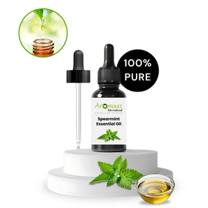 AROMAAZ INTERNATIONAL Huile Essentielle de Menthe Verte 100% Naturelle Pure pour Massage Facial et Aromathérapie - Anti-Poches Cutanées - Product Image 2