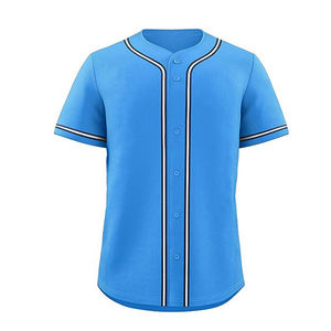 เสื้อเบสบอลผู้ชายแบบติดกระดุม สไตล์ทีมกีฬา แรงบันดาลใจจากอเมริกา สไตล์สตรีทแฟชั่น เสื้อกีฬาลำลอง ทรงพอดีตัว - Product Image 3