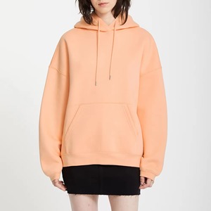 Custom Warm <b>Fleece</b> <b>Women</b> Oversized Hoodie Heavyweight Cotton Loose Sweatshirt Drop Shoulder Casual Winter Streetwear <b>Top</b> - Product Image 1