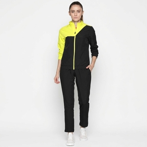 Conjunto Deportivo Casual para Mujer, con Bloques de Color, Manga Larga, Cordón Ajustable, Pantalones Transpirables de Poliéster, Ropa de Invierno, Tallas Grandes - Product Image 1