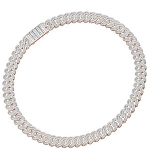 Eleva tu Estilo con Cadenas Cubanas de Oro Sólido de 10KT de 16mm con Moissanita de Corte Brillante Redondo, Lujo Inigualable, Estilo Hip Hop de 20 Pulgadas - Product Image 1