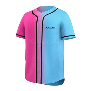 Camiseta de Béisbol Personalizada al por Mayor, Transpirable, de Manga Corta, Precio Económico, Último Diseño para Venta en Línea - Product Image 2