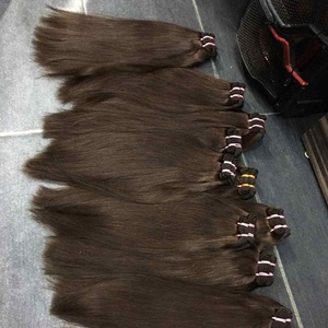 Extensión de cabello humano sin procesar para mujer, extensión de cabello humano con cutícula completa, sin caída - Product Image 2