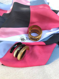 แหวนรองผ้าเช็ดปากทำจากเขาสัตว์แบบพรีเมียม เป็นมิตรกับสิ่งแวดล้อม สไตล์คันทรี งานแฮนด์เมด ของตกแต่งโต๊ะอาหาร ของชำร่วย-Tradebyd - Product Image 2