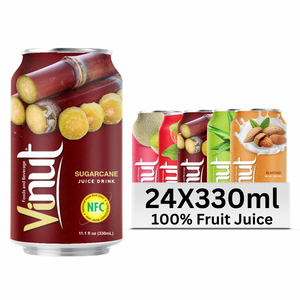 Bebida de Jugo de Caña de Azúcar de 330 ml, Vietnam, Sin Azúcar, Refrescante, Precio de Fábrica, Marca Privada, Muestra Gratis Disponible - Product Image 1