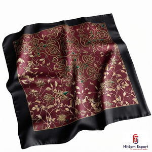 Pañuelo Cuadrado de Alta Calidad con Impresión Digital, Tela Ligera, Accesorios de Moda de Marca, Suministro al por Mayor, Fabricante OEM ODM - Product Image 6