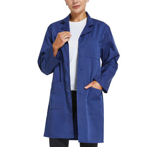 เสื้อกาวน์แพทย์ปลอดภัยสำหรับผู้ชาย ไซส์ใหญ่ น้ำหนักเบา ชุดยูนิฟอร์มโรงพยาบาล พร้อมคุณสมบัติตรวจจับเข็ม มีตัวเลือกโลโก้แบบกำหนดเอง - Product Image 5
