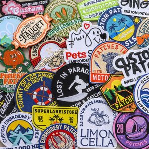 Parche Bordado Personalizado, Insignia Bordada a Medida, Etiqueta Decorativa Bordada, Diseño de Logotipo de Calidad Premium, Proveedor OEM - Product Image 5