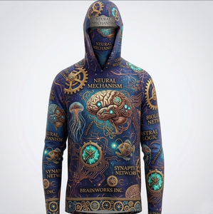 Camisetas de Pesca de Poliéster UPF50+ de Alta Calidad, Secado Rápido, con Capucha, Diseño Transpirable, Protección Solar, 100% Poliéster - Product Image 1