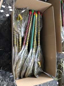 Balai à long manche coloré de haute qualité avec pelle à poussière pour le jardin intérieur balayant le balai en bois d'herbe de bambou balai en fer - Product Image 5