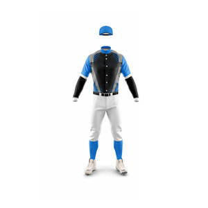 Uniforme de Béisbol Sublimado de Alta Calidad para Hombre, Diseño Personalizado, 100% Poliéster, Impresión Personalizada, Protección UV, Marca Privada - Product Image 3