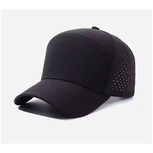 Casquette de baseball 7 panneaux unisexe réglable en maille respirante avec logo brodé en relief sur le panneau avant, bouton, pour l'extérieur, décontractée, printemps-été - Product Image 4