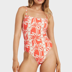 El Mejor Proveedor, Nuevo y Moderno, Cómodo, OEM, Último Estilo, Traje de Baño de Una Pieza de Alta Calidad, Bikinis de Una Pieza Sólidos con Corte Automatizado - Product Image 1