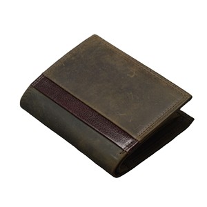 Portefeuille vintage en cuir véritable pour homme, fait main, style court, usage quotidien - Product Image 5