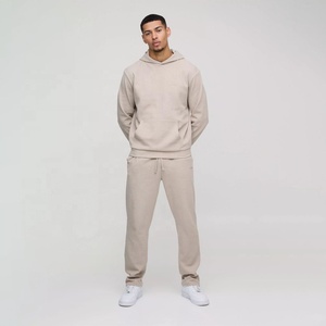 ชุดวอร์มแขนยาวผ้าคอตตอนโอเวอร์ไซส์สำหรับผู้ชายเสื้อฮู้ดเข้ารูปขนาดปกติโลโก้ตามสั่ง - Product Image 1