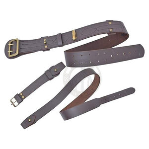 Cinturón Sam Browne Hecho a Medida con Correa Ajustable de Cuero Vacuno y Hebilla Segura, Estilo Casual para Ropa Clásica - Product Image 6
