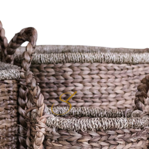 Plant | <b>Basket</b> Storage <b>Basket</b> | Laundry <b>Basket</b> made from Water Hyacinth (3 sizes) - Product Image 5