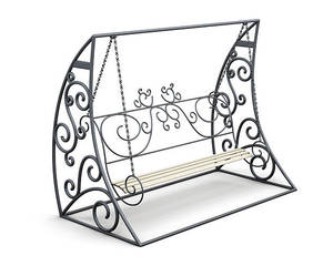 Fauteuil suspendu moderne en tissu pour l'extérieur, deux places, design panier suspendu avec coussin à séchage rapide - Product Image 4