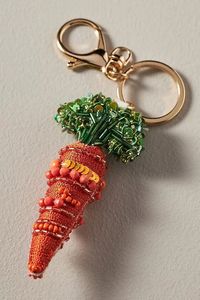 Beaded Green Pepper Keychain Vegetable Style Handmade <b>Keyring</b> Cute Accessories - Product Image 3