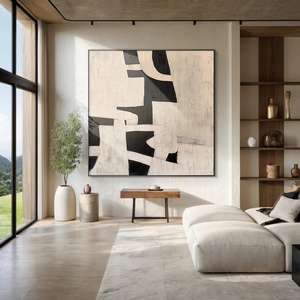 Dipinto a Olio Personalizzato su <span class=keywords><strong>Tela</strong></span> Intelaiata Quadri per Casa Arte Hotel Opera d'Arte Moderna da Parete Astratta Fatta a Mano - Product Image 3