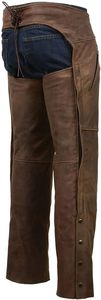 Leather <b>Chaps</b> for Men and Women – Premium Leather Cowgirl <b>Chaps</b> Western Rodeo <b>Riding</b> Chinks Ranch Wear - Product Image 5