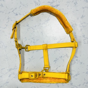 High Quality Mink Padded Eco-friendly Soft Fleece English Saddle Halter Durable <b>Wrapped</b> Customized Color Manufactured in India - Product Image 2