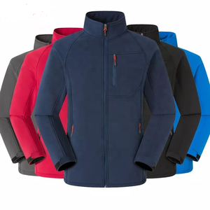 Vestes d'hiver à coque souple avec logo brodé personnalisé, taille unisexe, logo imprimé oem pour l'extérieur, tenue quotidienne, veste résistante à l'eau - Product Image 1