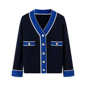 Crea tu Suéter o Cárdigan Personalizado de Primera Calidad con Cuello en V y Logotipos de Hermandades/Fraternidades/Escuelas/Universidades - Product Image 1